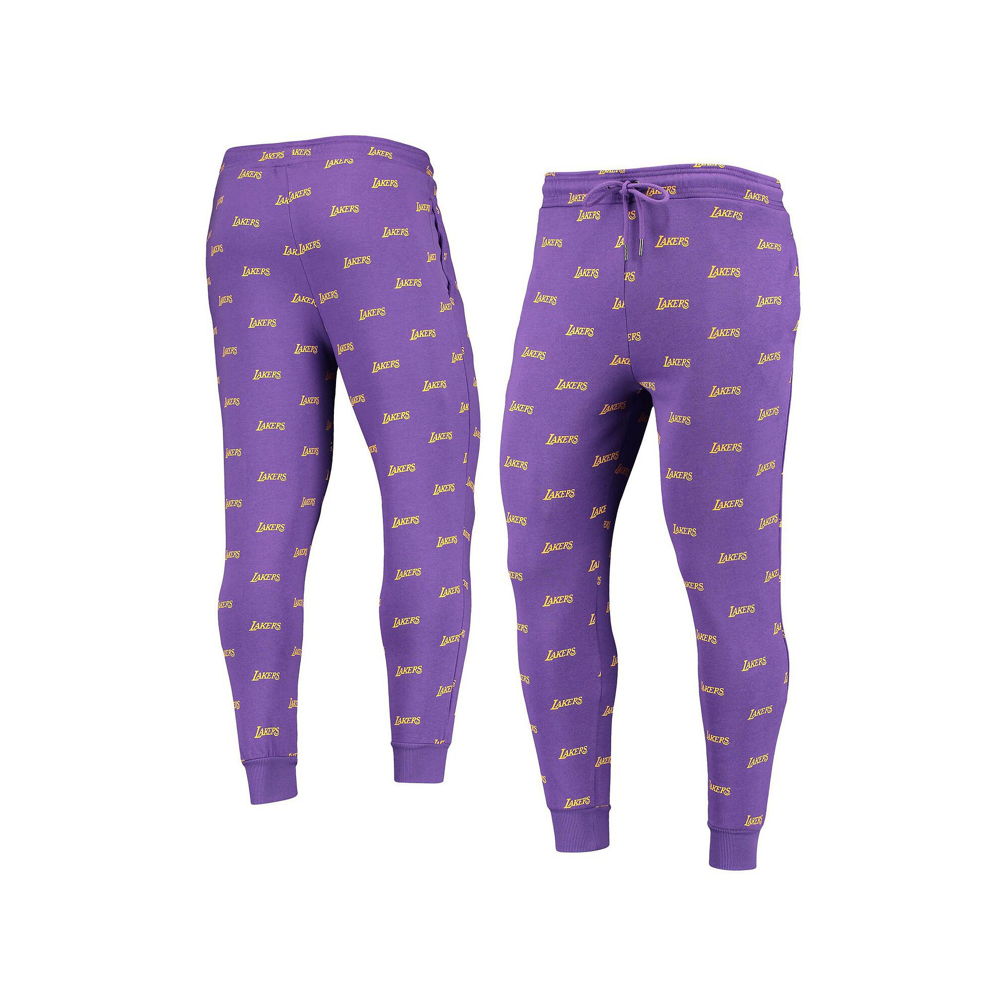 The Wild Collective Purple Los Angeles Lakers Allover Logo Jogger Pants, Me