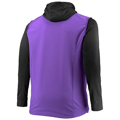 Men's Dunbrooke Purple/Black Minnesota Vikings Big & Tall Alpha Full-Zip Hoodie Jacket