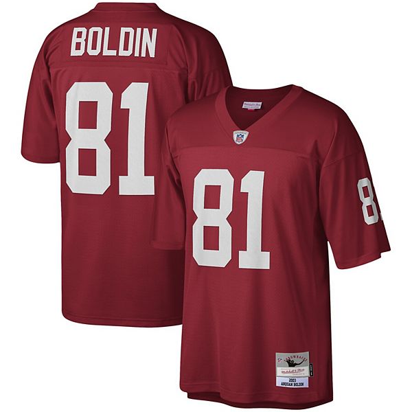 Men s Mitchell Ness Anquan Boldin Cardinal Arizona Cardinals 2003 Legacy Replica Jersey