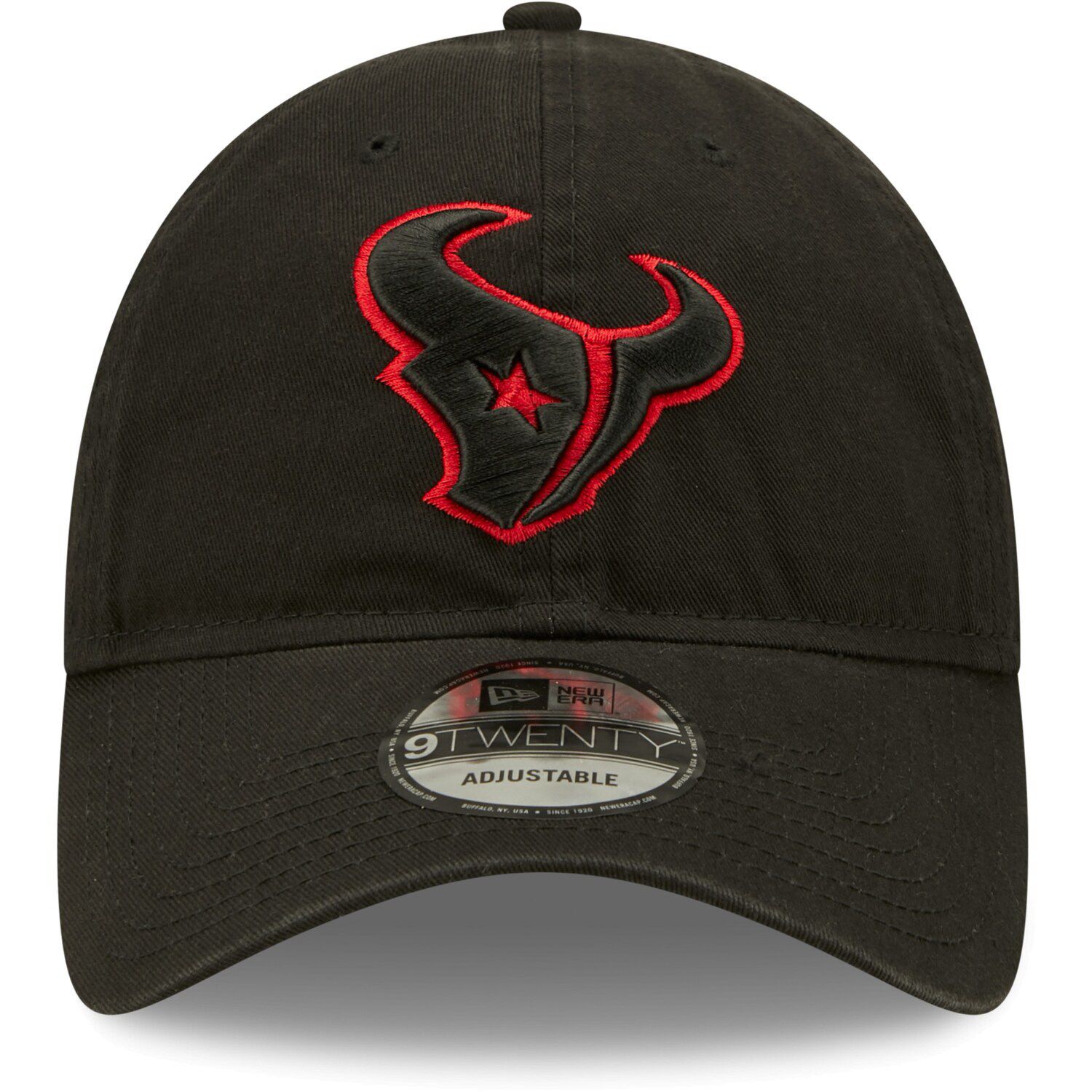 Men's New Era Black Houston Texans 2.0 Core Classic 9TWENTY Adjustable Hat