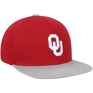 Youth Top of the World Crimson Oklahoma Sooners Maverick Snapback Adjustable Hat