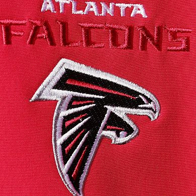 Men's Dunbrooke Red/Black Atlanta Falcons Big & Tall Alpha Full-Zip ...