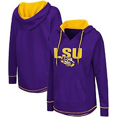 Pressbox Women's Camo LSU Tigers Lorenzo Pullover Hoodie