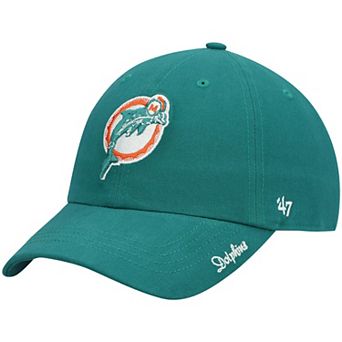 Women's '47 Aqua Miami Dolphins Miata Clean Up Legacy Adjustable Hat
