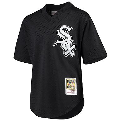 Youth Mitchell & Ness Bo Jackson Black Chicago White Sox Cooperstown Collection Mesh Batting Practice Jersey