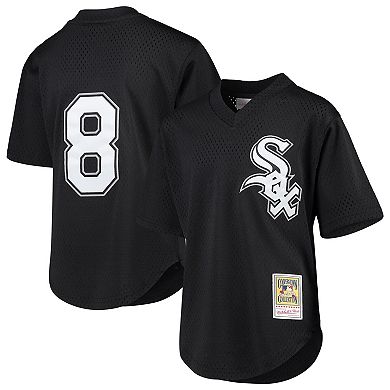 Youth Mitchell & Ness Bo Jackson Black Chicago White Sox Cooperstown Collection Mesh Batting Practice Jersey
