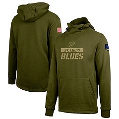 1781 St. Louis Blues Reebok Face Off Pullover Hood Hoodie - Hockey