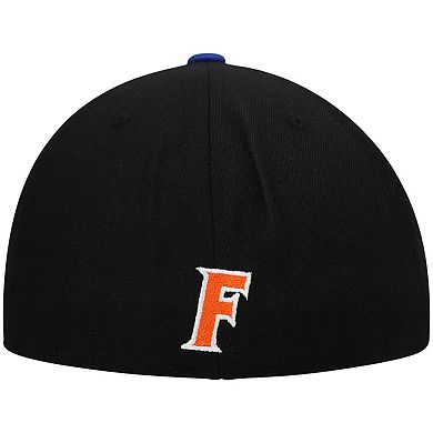 Men's Top of the World Black/Royal Florida Gators Team Color Two-Tone Fitted Hat