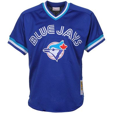 Men's Mitchell & Ness Joe Carter Royal Toronto Blue Jays 1993 Authentic Cooperstown Collection Mesh Batting Practice Jersey