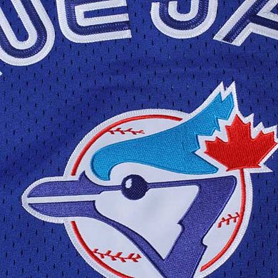 Men's Mitchell & Ness Joe Carter Royal Toronto Blue Jays 1993 Authentic Cooperstown Collection Mesh Batting Practice Jersey