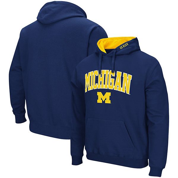 Men's Colosseum Royal Delaware Fightin' Blue Hens Arch and Logo Pullover  Hoodie
