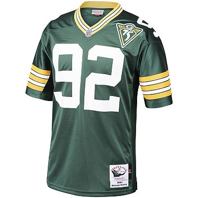 Men's Mitchell & Ness Reggie White Green Green Bay Packers 1993 ...