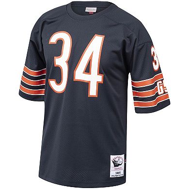 Men's Mitchell & Ness Walter Payton Navy Chicago Bears 1985 Authentic Throwback Retired Player Jersey