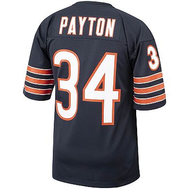 Men's Mitchell & Ness Walter Payton Navy Chicago Bears 1985 Authentic Throwback Retired Player Jersey