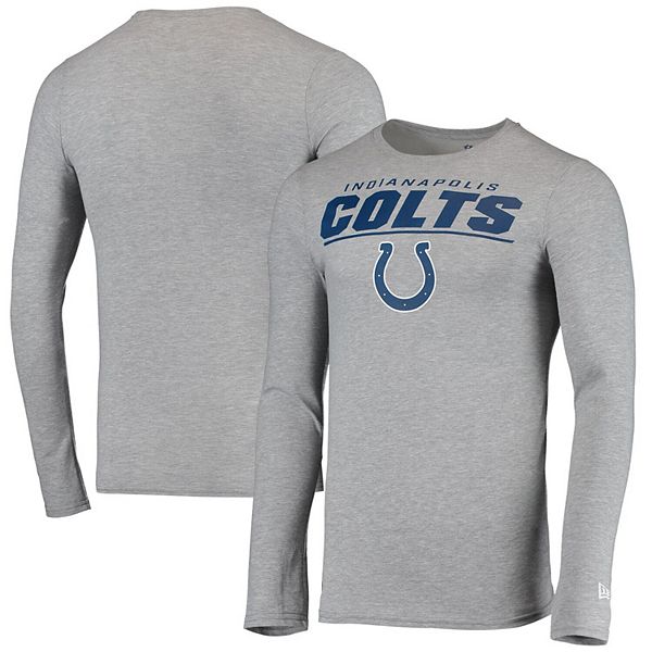 Men's New Era Heathered Gray Indianapolis Colts Combine Authentic
