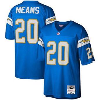 Men's Mitchell & Ness Natrone Means Powder Blue Los Angeles Chargers Legacy Replica Jersey