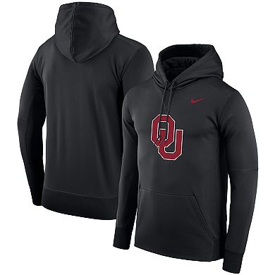 Men's Nike Black Oklahoma Sooners Performance Pullover Hoodie