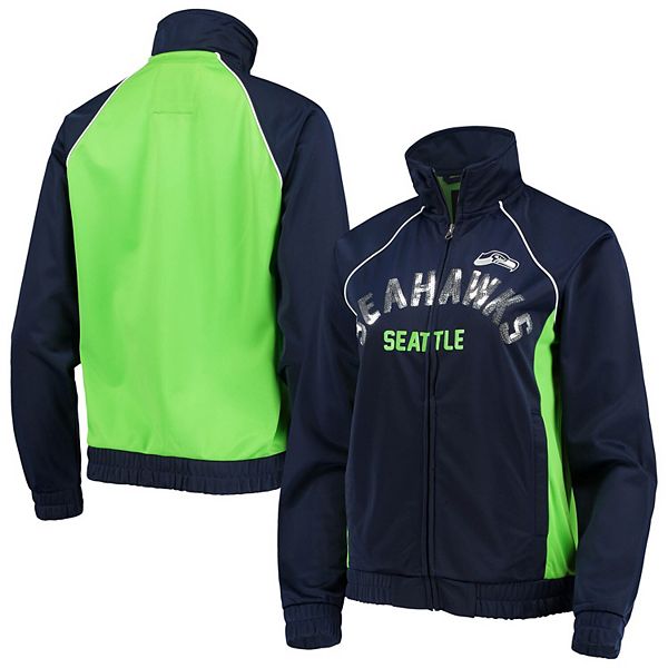 Nike, Jackets & Coats, Neon Green Seahawks Rain Jacket