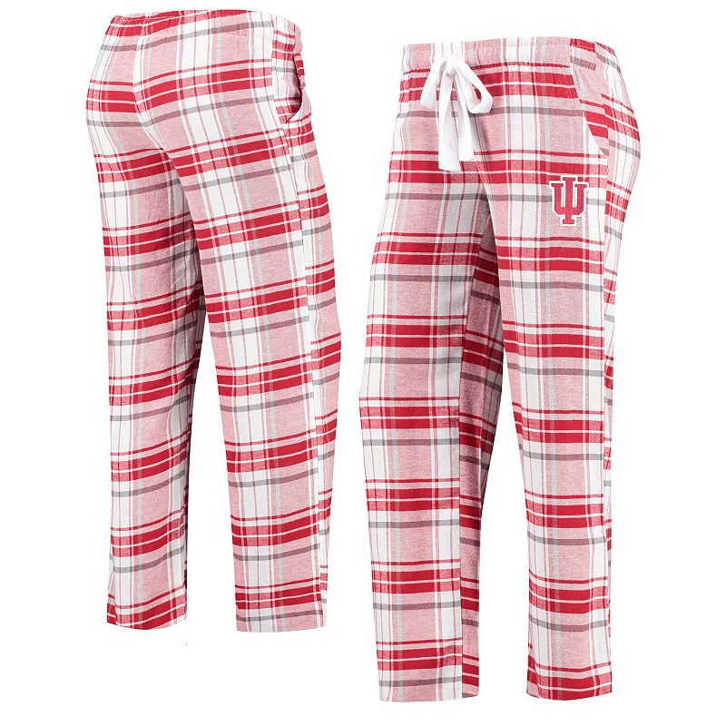 Womens Concepts Sport Crimson/Gray Indiana Hoosiers Accolade Flannel Pants