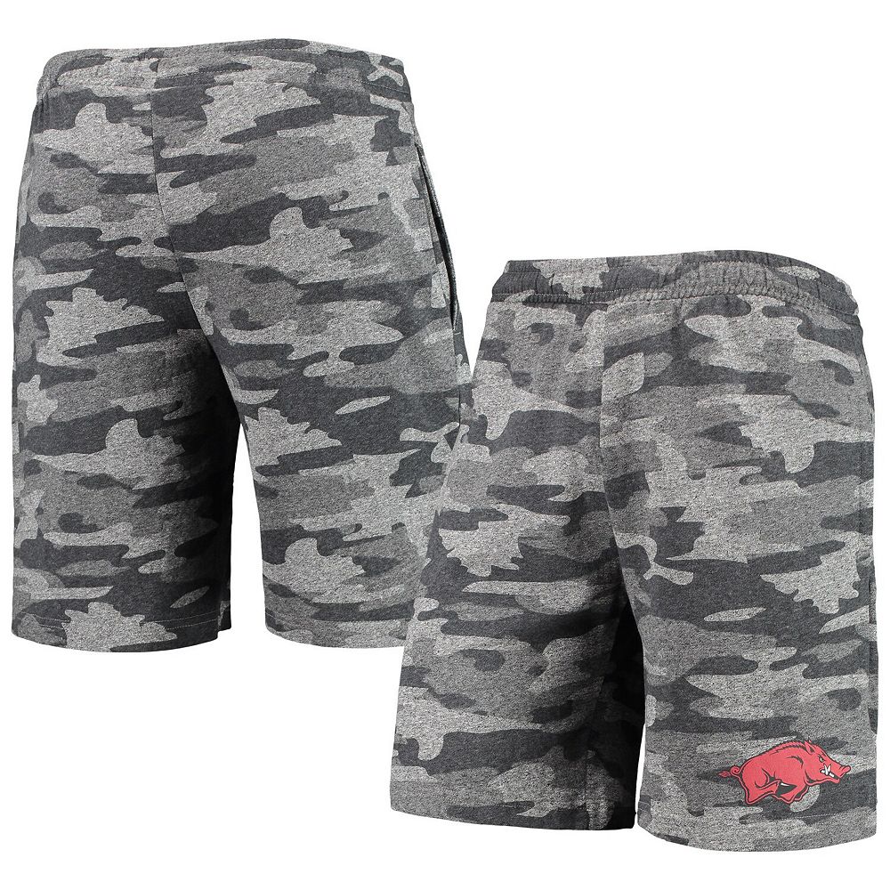 Men's Concepts Sport Charcoal/Gray Arkansas Razorbacks Camo Backup ...