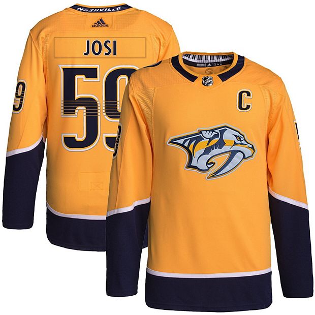 Men's adidas Roman Josi Gold Nashville Predators Home Primegreen Authentic  Pro Player Jersey