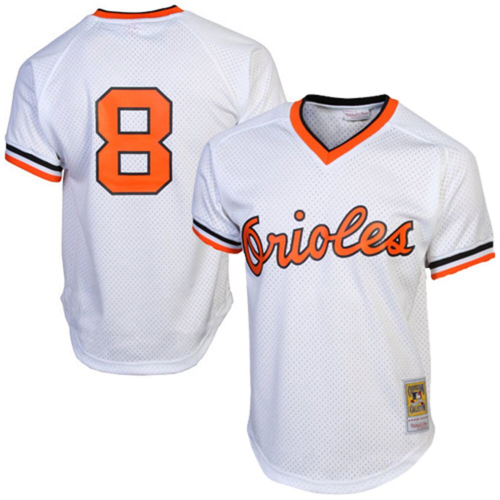 Men's Mitchell & Ness Cal Ripken Jr. White Baltimore Orioles 1985