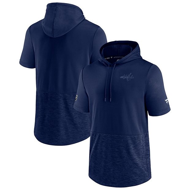 Men's Fanatics Branded Navy Washington Capitals Authentic Pro Long Sleeve T- Shirt