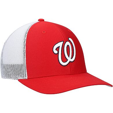 Men's '47 Red/White Washington Nationals Primary Logo Trucker Snapback Hat