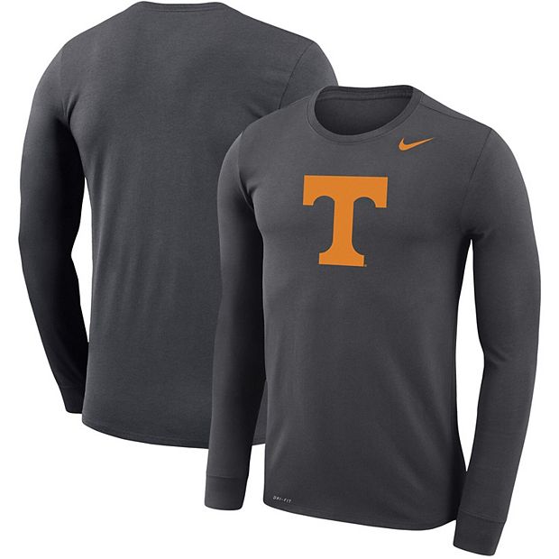 Men's Nike Anthracite Tennessee Volunteers Military Long Sleeve