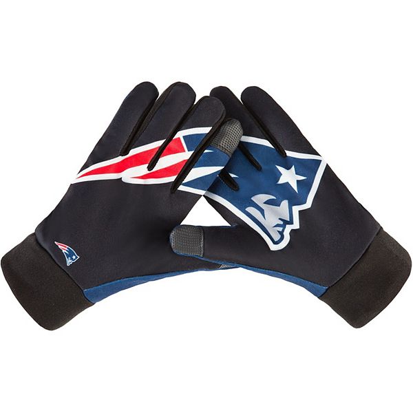 Men's FOCO New England Patriots Palm Logo Texting Gloves