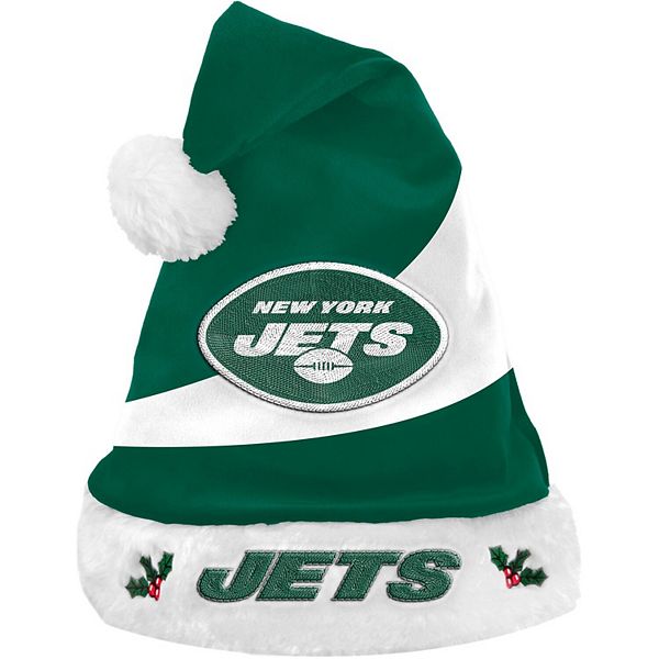 New York JETS NY NFL football Christmas Santa Hat Soft Green ADult SIZE CAP