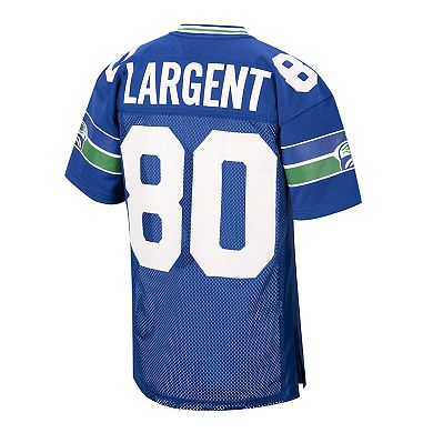 Men's Mitchell & Ness Steve Largent Royal Seattle Seahawks 1985 Authentic Throwback Retired Player Jersey