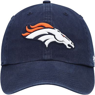Youth '47 Navy Denver Broncos Logo Clean Up Adjustable Hat