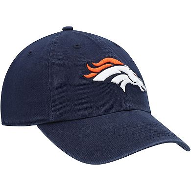 Youth '47 Navy Denver Broncos Logo Clean Up Adjustable Hat