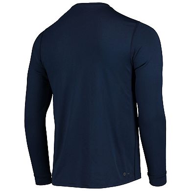 Men's adidas Deep Sea Blue Seattle Kraken Dassler AEROREADY Creator Long Sleeve T-Shirt