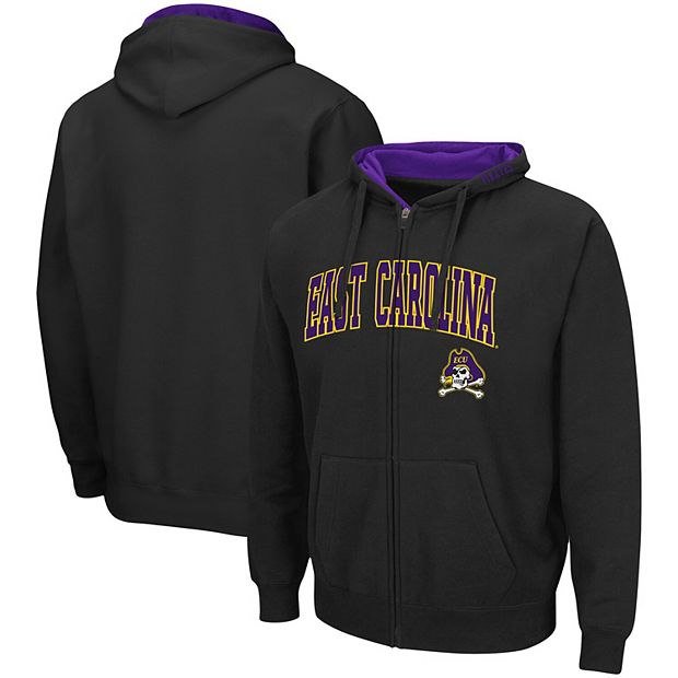 Purple Quarter Zip ECU Pullover with Media Pockets