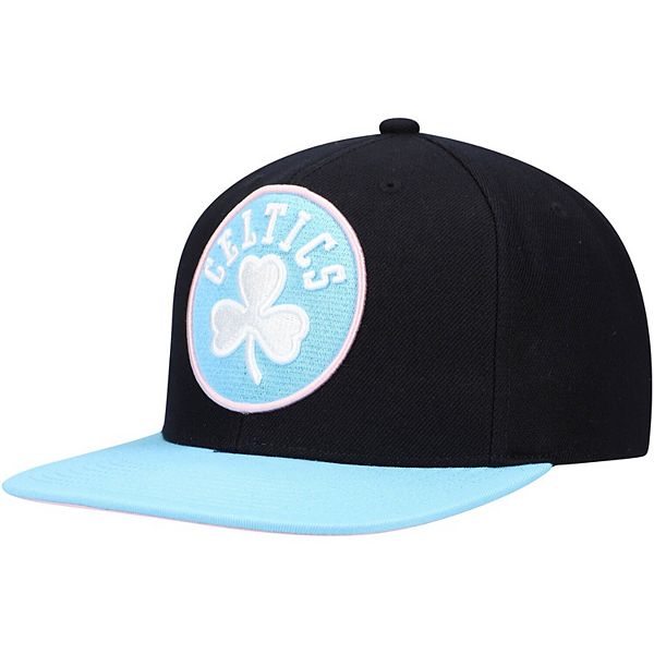 Men's Mitchell & Ness White/Light Blue Boston Celtics Pastel