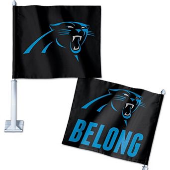 WinCraft Carolina Panthers Double-Sided Slogan Car Flag