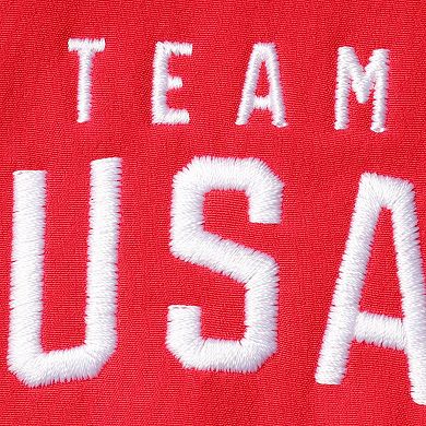 Men's Nike Red Team USA On-Field Quarter-Zip Jacket