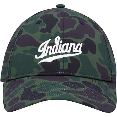 Men's adidas Camo Indiana Hoosiers Military Appreciation Slouch Primegreen Adjustable Hat