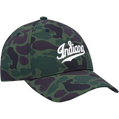 Men's adidas Camo Indiana Hoosiers Military Appreciation Slouch Primegreen Adjustable Hat