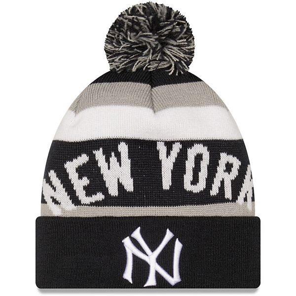 Men's Fanatics Branded Navy/White New York Yankees Secondary Cuffed Knit Hat with Pom