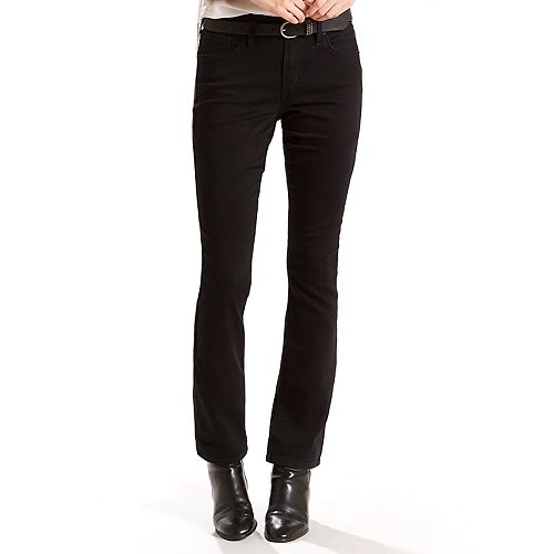 women's levi's 525 straight leg jeans