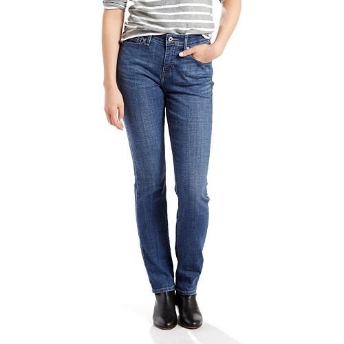 women's levi's 525 straight leg jeans