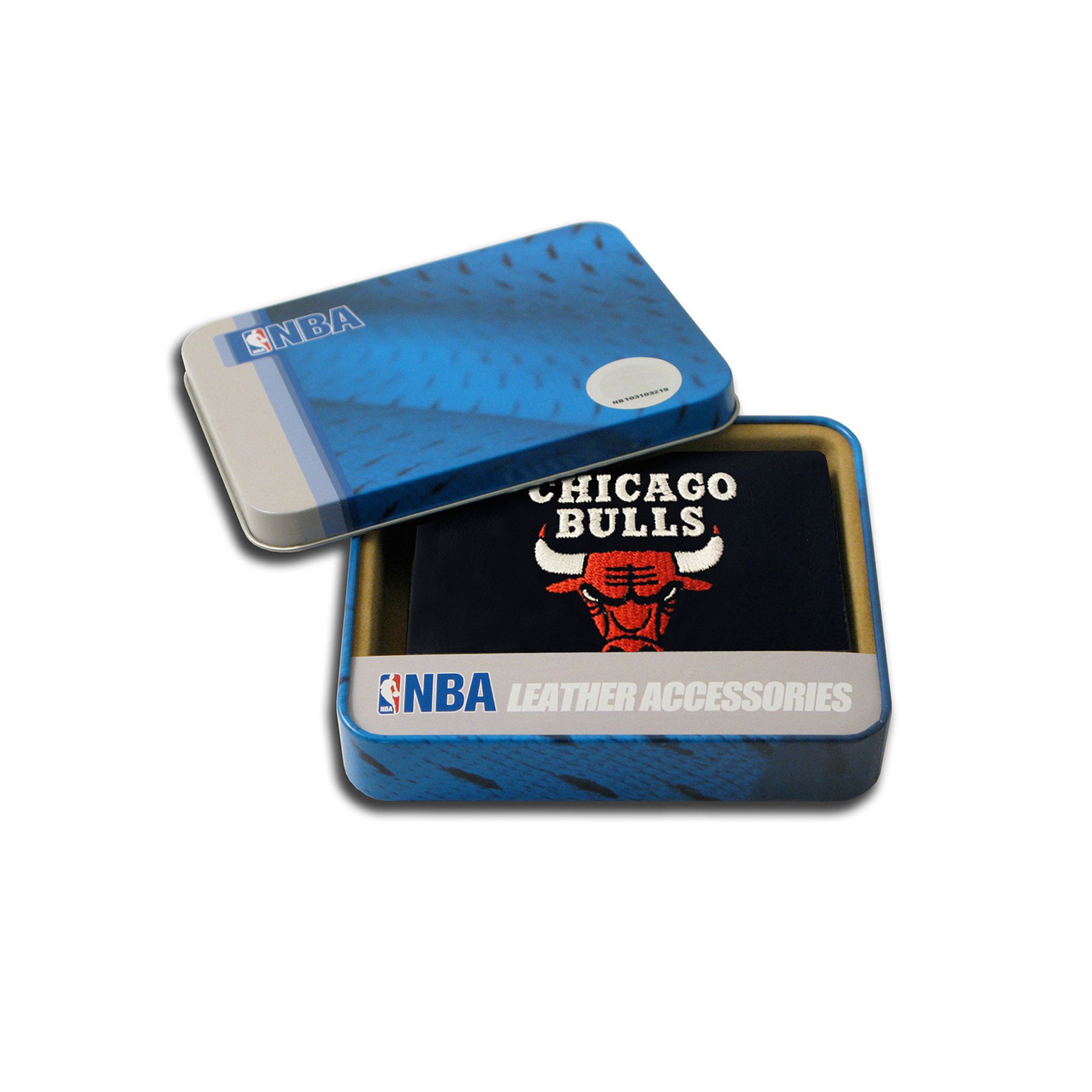 Chicago Bulls Leather Bifold Wallet, Multicolor