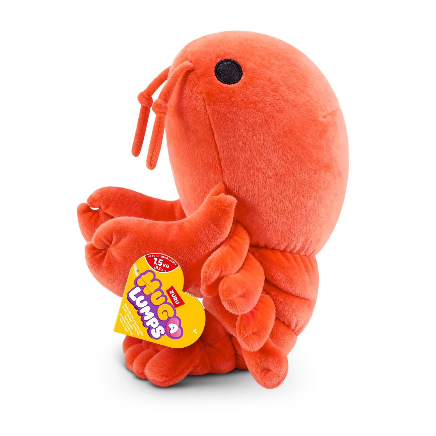Peluche Con Peso Hug-A-Lumps De ZURU (Mediano, 1.5 Kg) – Super Suave Y Estrusjable, Ideal Para Reducir El Estrés, Coleccionable
