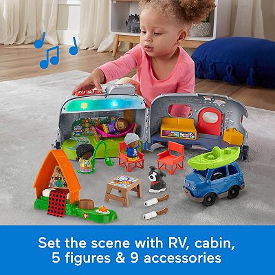 Fisher-Price Little People Fresh Air Fun Camping Playset