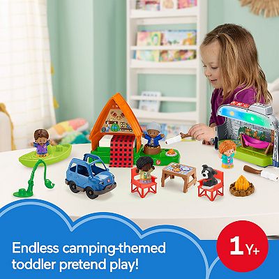 Fisher-Price Little People Fresh Air Fun Camping Playset