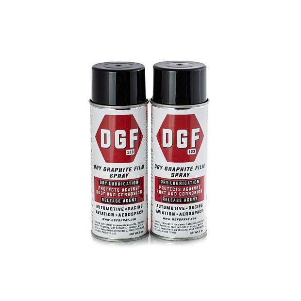 DGF Dry Graphite Film Spray Anticorrosive Lubricant, Quick-Drying, Black,  Matte Finish