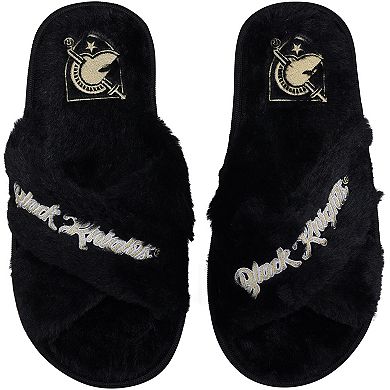 Women's FOCO Army Black Knights Script Cross Slide Slippers